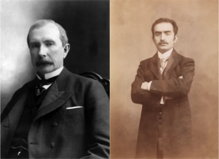 Rockefeller (left) and Gulbenkian (right)