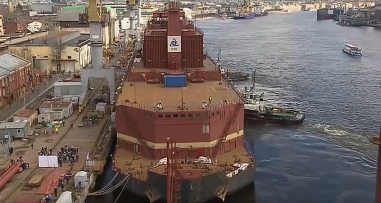 ‘Nuclear Titanic’ leaves St Petersburg