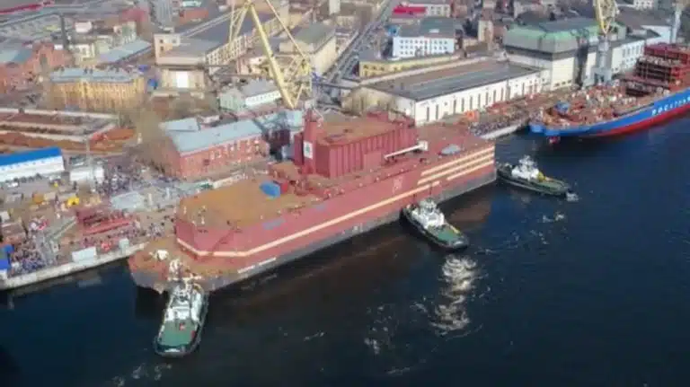 China plans nuclear barge: US