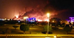 Oil prices set to spike after Saudi attacks
