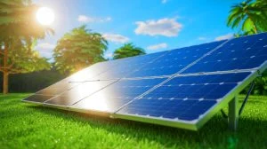 Illustration of the new tandem perovskite-silicon solar cell with 34.58% efficiency, an artificial illustration.