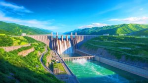 Illustration of the subtle influence of the Three Gorges Dam on Earth's rotation.