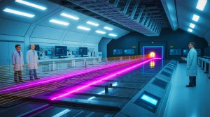 DARPA’s Laser Leap Proves “Energy can fly like data” as 800-Watt Beam Sets Distance Record and Opens Door to UAV and Space Uses Illustration of a DARPA-led research team setting a new optical power beaming record.