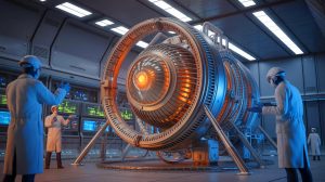 Russia Issues Alarm: US Fusion Test Hits 350 MW With “Light Exploded Without Fire” Phenomenon That Threatens Energy Balance Illustration of the Infinity Two stellarator fusion reactor advancing clean energy technology.