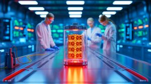 “Nuclear Waste Powers Batteries Now”: Japan Transforms 17,637 Tons of Depleted Uranium Into Rechargeable Energy Storage That Works Illustration of a rechargeable battery utilizing depleted uranium as a potential energy storage solution.