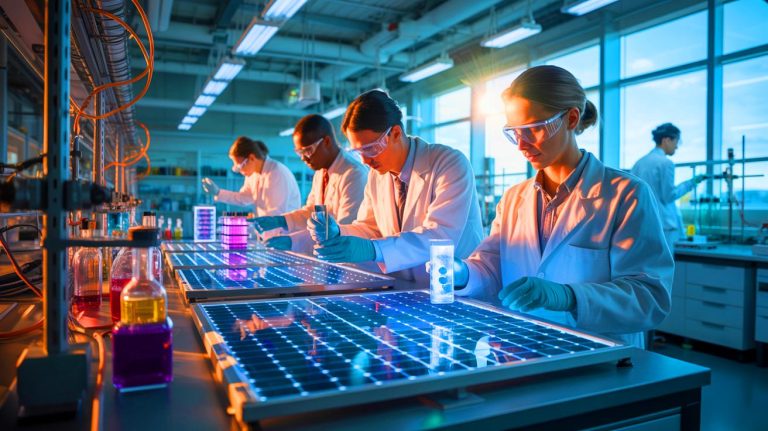 Japan’s Scientists Claim “Unlimited Clean Energy” as They Turn Sunlight and CO2 Into Fuel But Will the World Pay the Price for This Innovation Illustration of researchers enhancing photocatalytic efficiency for clean fuel production using sunlight.