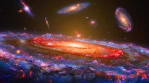 Illustration of the Quipu superstructure as the largest known entity in the universe.