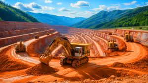 Illustration of the newly discovered gold deposit in China's Hunan province.