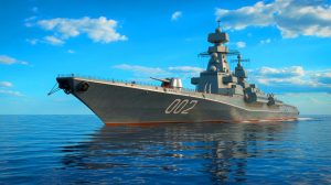 “Admirals Revive Giant Warship”: Russia Redeploys 28,000-Ton Nuclear Battlecruiser After 3 Decades As NATO Warns Of Escalating Confrontation Illustration of the Russian nuclear-powered battlecruiser Admiral Nakhimov returning to sea trials after modernization.