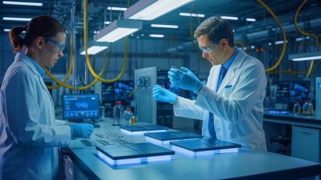 Illustration of high-performance anodes for lithium and sodium-ion batteries enhancing energy storage systems.