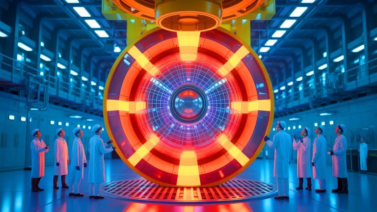 Scientists Unleash “Warship-Lifting” Magnet: Is This the End of Energy Struggles or a New Global Threat? Illustration of the ITER project's central solenoid, a powerful magnet essential for nuclear fusion.