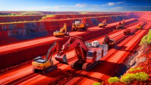 “Mountains Split to Reveal Treasure”: An Unimaginable Fortune Emerges as 55 Billion Tons of Iron Worth Trillions Threaten to Reshape Global Industry Illustration of a monumental iron ore deposit discovery in Western Australia poised to reshape the global mining industry.