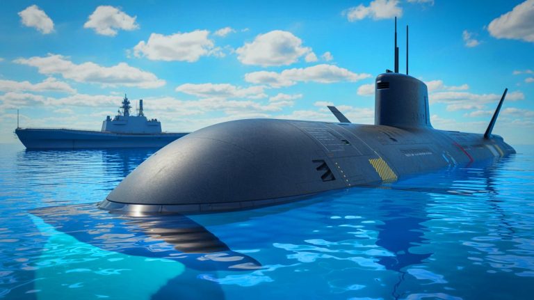 “Commanders Boast Remote Power”: UK Submarine Drone Steered From Australia Across 10,000 Miles As Rivals Warn Of Escalating Naval Confrontations Illustration of the UK’s Royal Navy Excalibur submarine drone being remotely controlled from Australia.