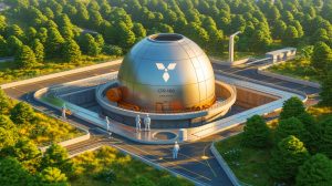 “China’s Secret Reactor Changes Everything” CFR-1000 Powers One Million Homes While West’s Nuclear Plants Keep Failing Illustration of China's CFR-1000 fast neutron reactor poised to transform global nuclear energy strategies.