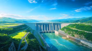 China’s Water Diversion Project Threatens to Slow Earth’s Rotation as NASA Confirms Global Timekeeping Could Enter Chaos Overnight Illustration of the Three Gorges Dam in China impacting Earth's rotation.