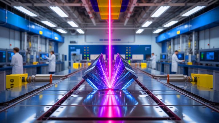 “America’s Most Powerful Laser Obliterates All Records”: University of Michigan’s ZEUS Facility Unleashes 2-Petawatt Death Beam That Simulates Zettawatt-Scale Destruction Illustration of the titanium-sapphire crystal that helps transfer power into ZEUS's laser pulses at the University of Michigan.