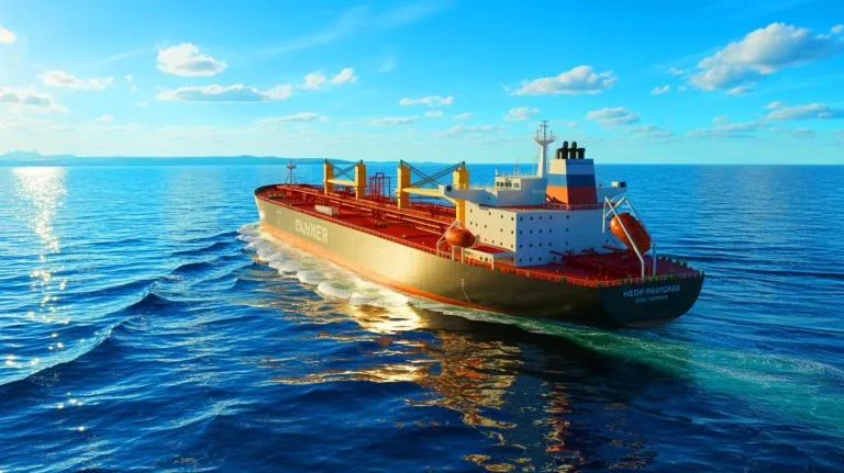 Illustration of Russia's phantom fleet delivering energy resources to China amidst Western sanctions.