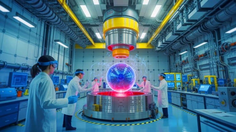 “Beijing Hails A Magnetic Shockwave”: Chinese Superconducting Breakthrough Hits 351,000 Gauss And Fuels Fears Of Fusion And Space Power Shift Illustration of Chinese scientists achieving a world record in superconducting magnet technology.