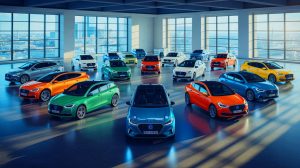 Illustration of European automakers urging the European Commission to integrate hybrid vehicles into decarbonization strategies.