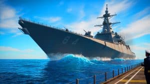 Illustration of North Korea's Upcoming 5,000-Ton Destroyer and Its Role in Military Expansion.