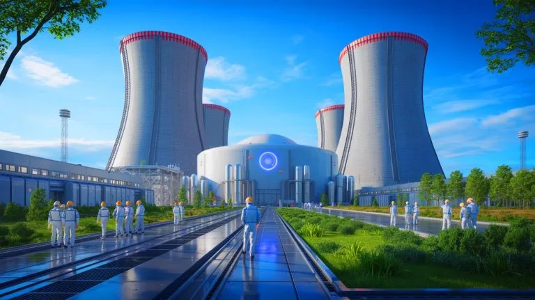 Illustration of the CFR-1000 fast neutron nuclear reactor unveiled by China.