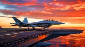 “25% Greater Range Than F-35C”: US Navy’s F/A-XX Sixth Generation Fighter Exceeds 1,700 Mile Operational Reach Illustration of the U.S. Navy's F/A-XX sixth-generation fighter jet with advanced AI integration and extended range capabilities.