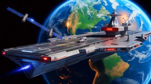 “$60 Million Orbital Platform”: US Space Force and Gravitics Develop Aircraft Carrier That Launches Satellites Directly From Earth’s Orbit Illustration of the U.S. Space Force and Gravitics' orbital aircraft carrier for satellite deployment.