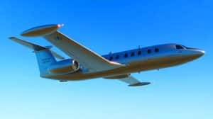 Illustration of the Model 437 Vanguard aircraft in flight as part of Northrop Grumman's Beacon program.