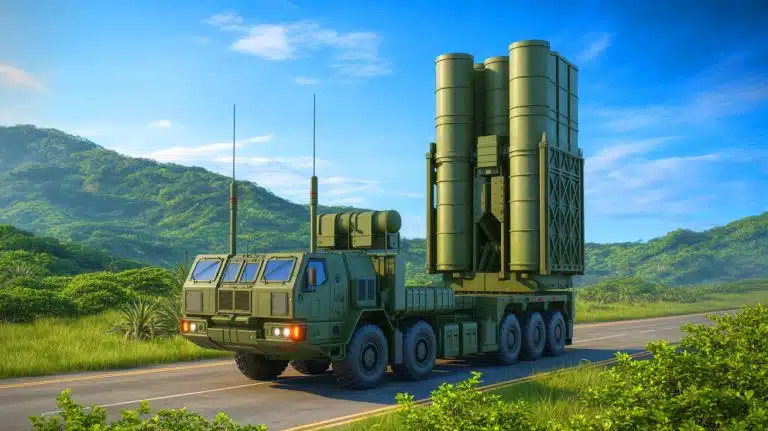 Illustration of Taiwan's plan to enhance air defense with additional NASAMS systems.