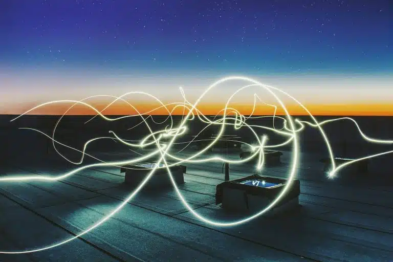 ‘Mega Batteries’ are Powering the Future of Energy Consumption time lapse photography of square containers at night