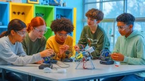 “They’re Just Teenagers?”: These Young Inventors Are Quietly Reshaping Your World (and one already changed what’s in your water) Illustration of Young Inventors Making Groundbreaking Technological and Social Advancements.