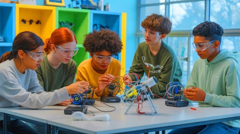 “They’re Just Teenagers?”: These Young Inventors Are Quietly Reshaping Your World (and one already changed what’s in your water) Illustration of Young Inventors Making Groundbreaking Technological and Social Advancements.