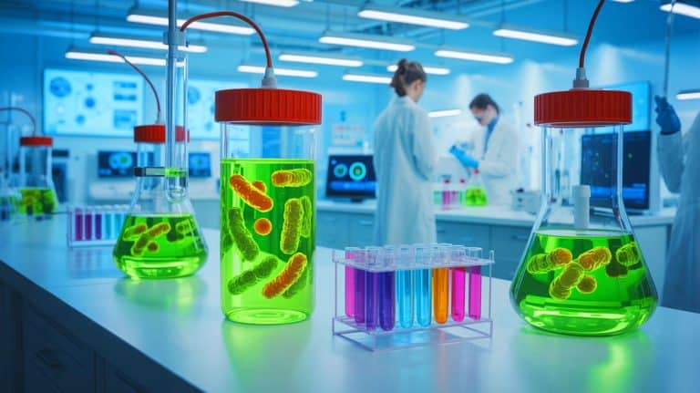 “They Said Batteries Couldn’t Be Alive”: China Unveils a Living Bio-Battery Powered by Bacteria That Feeds Itself (and could replace lithium forever) Illustration of China's investment in living battery technology using electroactive bacteria as an eco-friendly energy solution.