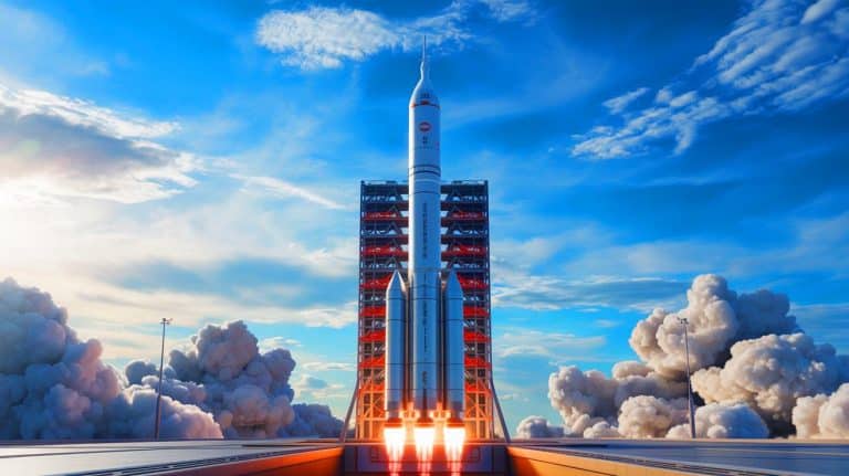 “China’s Building a Maglev Rocket”: Galactic Energy’s 2028 Launch Plan Could Slash Fuel Costs and Redefine the Race to Space Illustration of China's Rocket Utilizing Magnetic Levitation Technology.