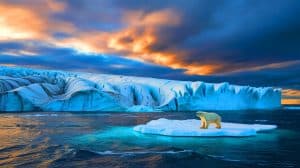 Illustration of accelerated global warming and its impact on climate tipping points.