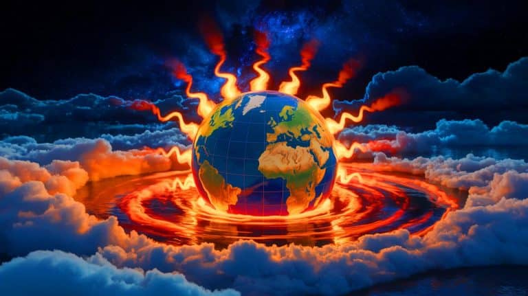 “It Finally Happened”: Earth Just Crossed the 1.5°C Warming Line Scientists Feared Most (and There’s No Going Back Now) Illustration of Earth Surpassing the 1.5°C Warming Threshold Marking a New Climate Era.