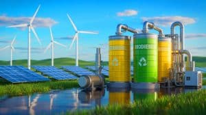 Illustration of R3V Tech's innovative process converting biodiesel waste into high-value solketal.
