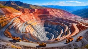 “The Hole That Could Reshape Global Power”: Utah’s Bingham Canyon Mine Ramps Up Copper and Tellurium Production to Challenge China’s Mineral Dominance Illustration of the Bingham Canyon Mine and its impact on global copper production and China’s mineral dominance.