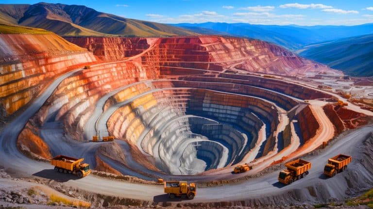 “The Hole That Could Reshape Global Power”: Utah’s Bingham Canyon Mine Ramps Up Copper and Tellurium Production to Challenge China’s Mineral Dominance Illustration of the Bingham Canyon Mine and its impact on global copper production and China’s mineral dominance.