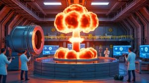 Illustration of Chinese Military Experiment Simulating Multiple Nuclear Detonations on a Single Target.