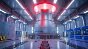 Illustration of the CFR-1000 fast neutron reactor unveiled by China.