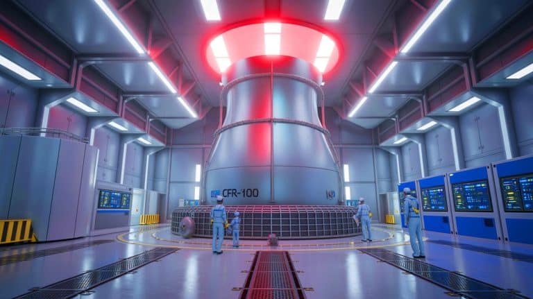 Illustration of the CFR-1000 fast neutron reactor unveiled by China.