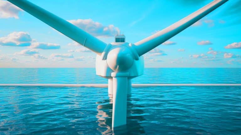 “They Built a Giant That Floats”: China Unveils the World’s Largest Offshore Wind Turbine (and it could power 4,000 homes at sea) Illustration of China's Largest Floating Offshore Wind Turbine.
