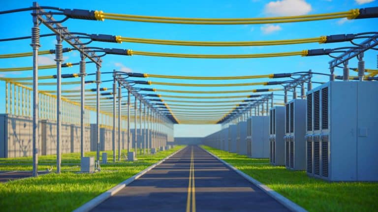 Illustration of U.S. Energy Secretary Chris Wright proposing regulatory changes to expedite data centers' grid connections.