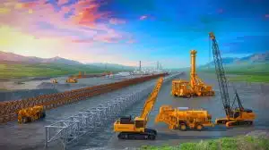 Illustration of Baker Hughes equipment for the Alaska LNG project.