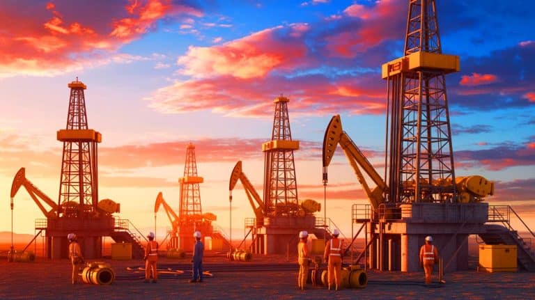 Goldman Sachs Predicts Decline in Oil Prices Until 2026 Due to Increased Supply, Impacting Global Energy Markets Illustration of a market analysis chart showing projected decline in oil prices due to increased global production.