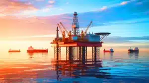 Illustration of fluctuating oil prices influenced by geopolitical tensions and economic factors.