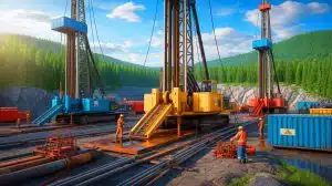 U.S. Oil Companies Revive Interest in Canada, Sparking New Energy Deals and Economic Opportunities Illustration of U.S. oil companies increasing investment in Canada's energy sector.
