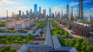 Illustration of the urgency to streamline oil and gas infrastructure permitting in the United States.