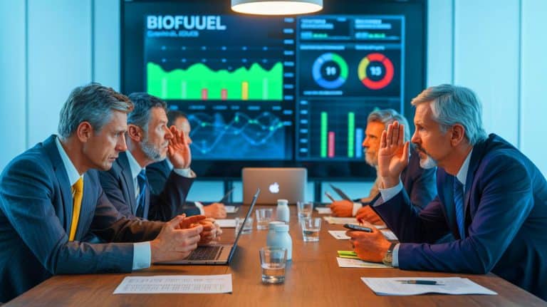 Trump Administration Faces Delays in Finalizing 2026 Biofuel Quotas, Raising Questions About Future Energy Policies Illustration of the Trump administration's delay in finalizing 2026 biofuel quotas amid oil and agricultural sector tensions.